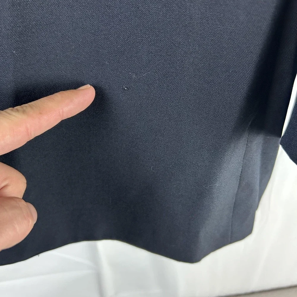 Brooks Brothers Blazer Mens‎ 46R Navy 100% Wool Two Button Sport Coat USA